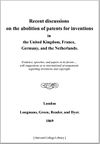 Recent Discussions on the Abolition of Patents for Invetions